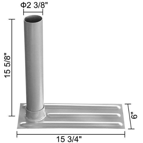 All Metal Flag Pole Tailgating Tire Wheel Stand Holder Mount RV Car Tailgate New