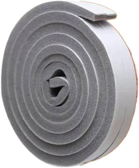Packing Tape, PU Sponge Foam Seal Strip Tape Adhesive Collision Weather Stripping 2M(15mm)