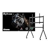 SYLVOX Outdoor Fernseher, 65 Zoll Mini-LED QLED TV Outdoor, 4K UHD IP55 Wasserdicht Google TVS, 2000 Nits Volle Sonne Anti-Glare, 120Hz, Dual 30W Dolby Atmos & Vision, HDMI 2.1 (Cinema)