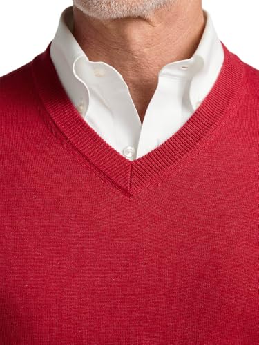 Paul Fredrick Men's Supima Cotton V-Neck Sweater3