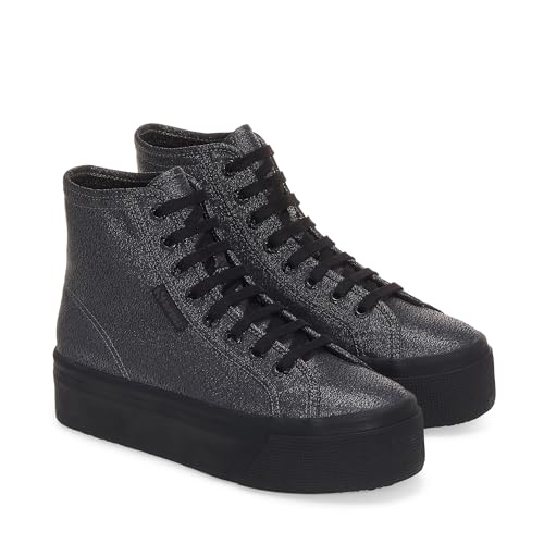 Superga Women's 2708 Hi Top Lame Sneaker2