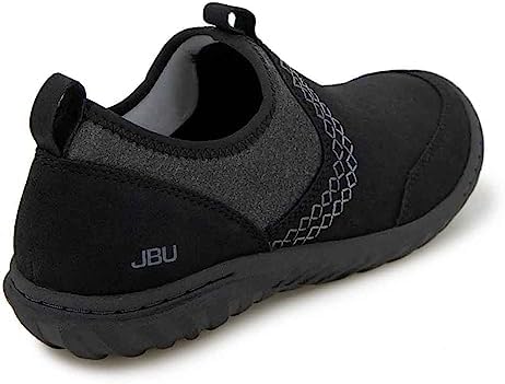 JBU by Jambu Women's Lucky Oxford Flat, Black, 6 | Image 3