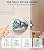 Fingerprint Door Lock, Smart Fingerprint Door Knob with Keypad, Biometric Door Lock with App Control, Auto Lock Door Lock with Code, Keyless Door Knob with Lock for Bedroom, Home,Office-Satin Nickel