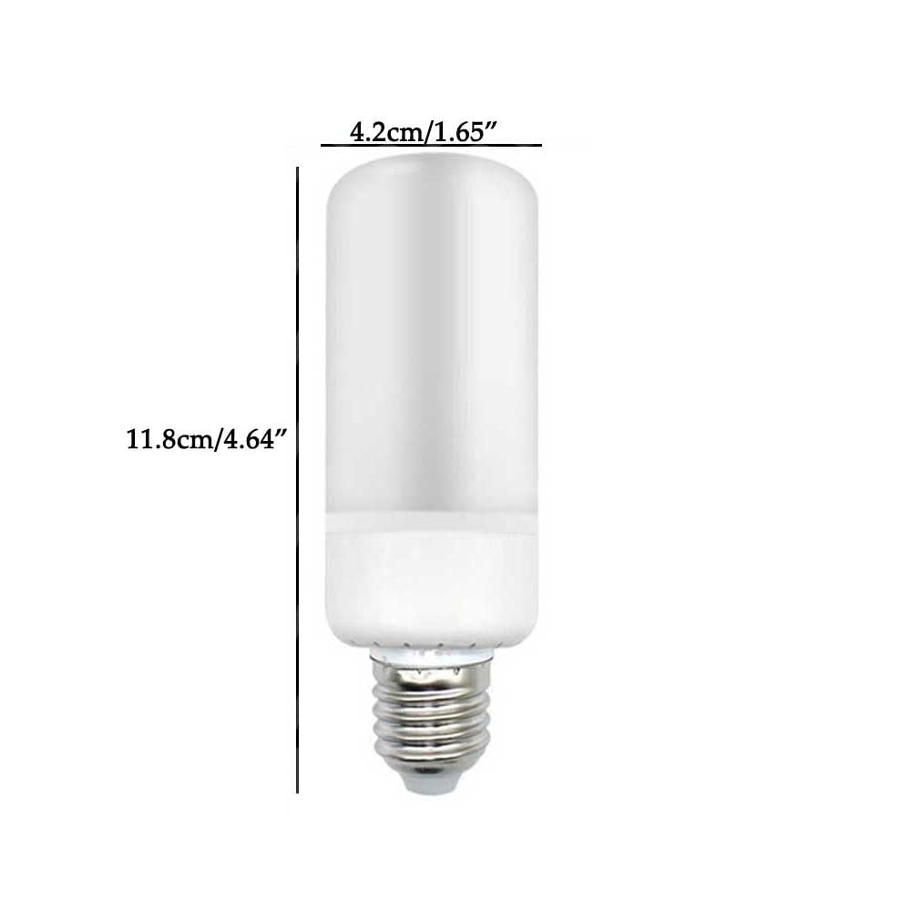 Confezione da 2/5 Lampadine LED Effetto Fiamma, Lampada a Fiamma a Tre Ingranaggi, Lampadina a Fiamma Flicker da 5 W Base E27, Lampadine a Fiamma con Punta Media per Lampadari Vintage per Lanterne