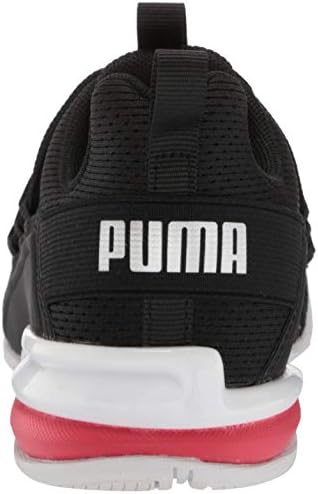 PUMA Men's Axelion Mesh Sneaker, Black Silver-High Risk Red, 13.5 | Image 2