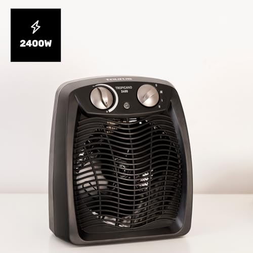 Radiateur soufflant 2400W Taurus chauffage d'appoint noir - 2