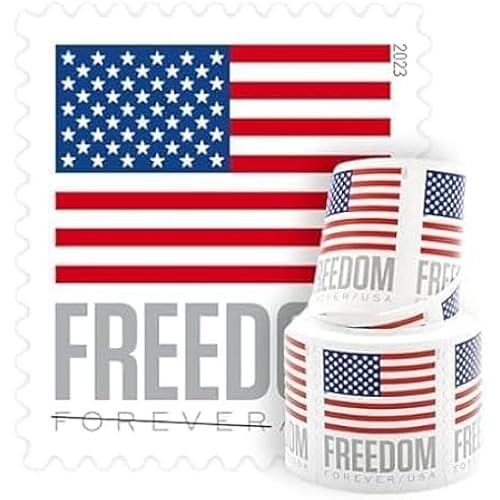 Postage Stamps Roll Protector with one roll 100 Included