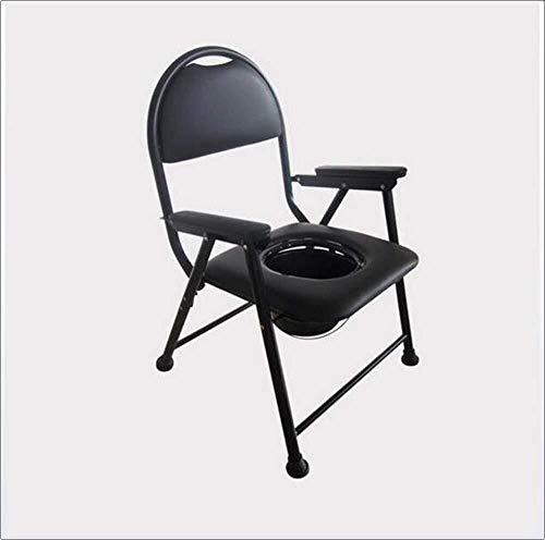 MIIKHI Silla con Orinal, Silla para Inodoro, Ayuda a la Movilidad, multifunción, Ancianos, discapacitados, Mujeres Embarazadas, Hospital, Silla de rehabilitación Completa y Amplificador,