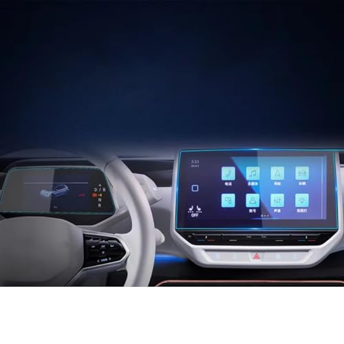 Écran en verre trempé VW ID3 : kit de protection navigation GPS 10'' et tableau de bord antirayures