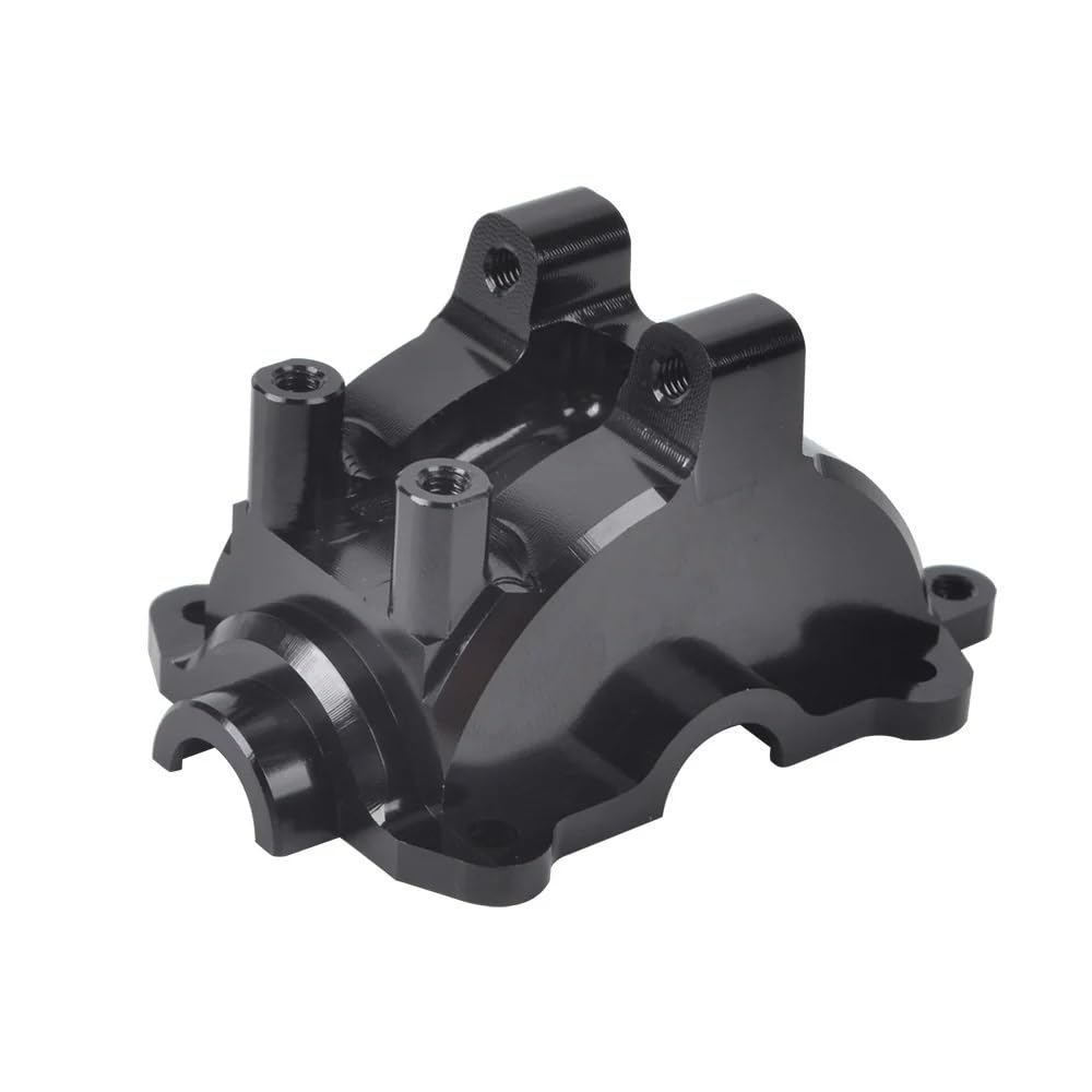 Coperchio della Scatola Ingranaggi Superiore in Alluminio per Telaio Compatibile TT02 TT02D TT02B TT02RR TT02FT(Black)