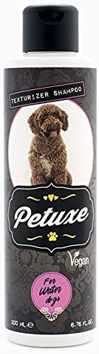 Petuxe Champú para Perros de Agua - Champú Vegano. Texturizador Perro de Agua: Lavante, Hidratante y Vitalizante (200 ml) Cover