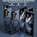 Hensinple for Samsung Galaxy Z Fold 7 Case Magnetic,Z Fold 7 Case [Compatible with MagSafe] Translucent Matte Military Grade Drop Proof Protection Shockproof Hard PC Rugged Phone Cover(Black)