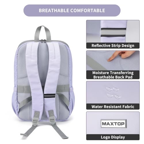 Image of Travel Laptop Backpack with USB Charging Port+Anti-Theft[Water Resistant] College School Bookbag Fits 16 Inch Laptop
