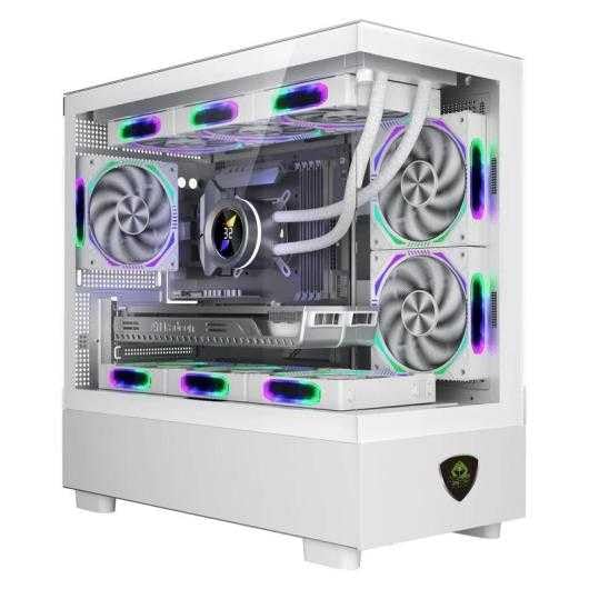 Custodia CPU per PC Keep out XC-301W Glass