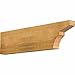 Ekena Millwork RFT04X12X48MON00RWR Monterey Rough Sawn Rustic Wood Rafter Tails