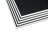 Union Premium Foam Board Black/White 30 x 40 x 3/16" 10-Pack : Matte Finish High-Density Professional Use, for Presentations, Signboards, Arts and Crafts, Display (Black/White, 30x40)