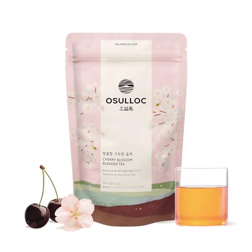 OSULLOC Cherry Blossom Tea (Floral, Sweet cherry scent) | Sweet