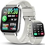 Smart Watch for Men Women Answer Dial Call, 1.91" Bluetooth 5.4 Smartwatch with Heart Rate Sleep Monitor, 112+ Sports Modes Fitness Tracker, IP68 Waterproof Activity Watches for Android iOS. White