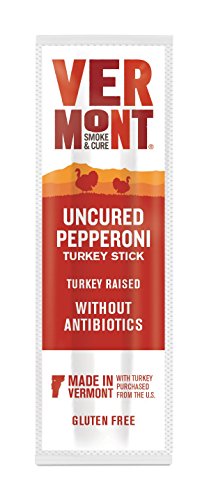 Vermont Smoke & Cure Mini Jerky Stick Go Packs - Antibiotic Free Turkey - Gluten-Free - Paleo & Keto Approved Uncured Pepperoni -0.5oz Meat Sticks - 3 Ounces Per Pouch - Pack of 8 Pouches - Thumbnail 5