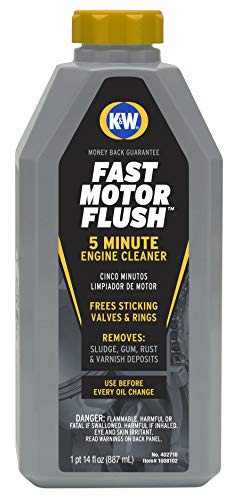 CRC Fast Motor Flush 5-Minute Engine Cleaner, 30 Fl Oz, (Pack of 6), 402718x6