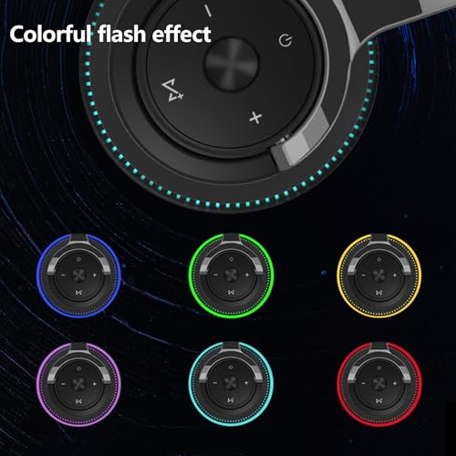 Casque sans fil avec éclairage RGB, cadeau idéal pour collègues - 5