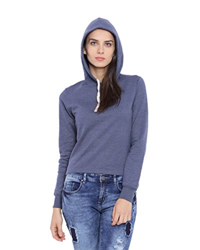 Image of PINACOLADA Women Black Crop Hoodie