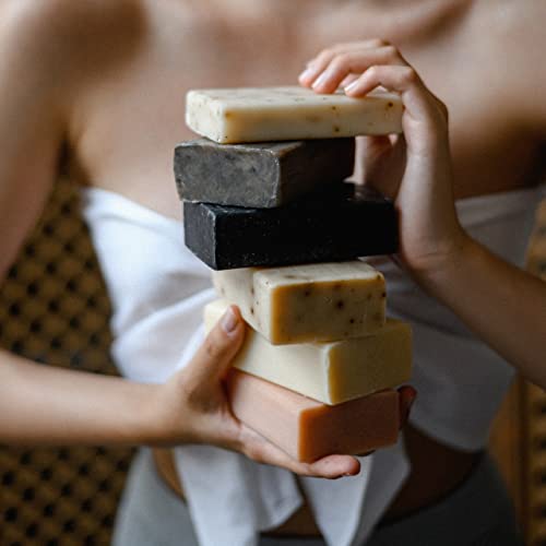 Olivia Care Exfoliating Bar Soap Combo Set By Olivia Care - Rose Himalayan Salt + Lavender Latte- All Natural & Organic thumb #5