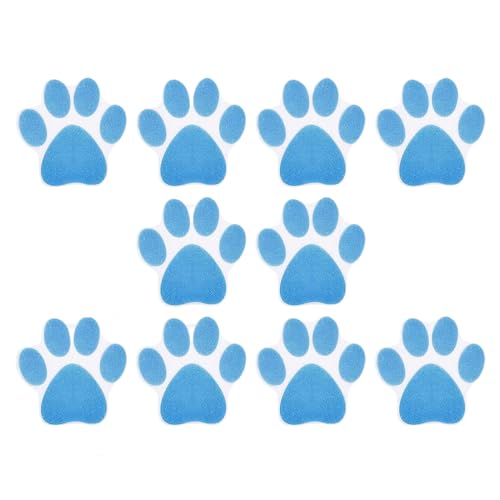 Adesivo Antiscivolo Zampa Stampa,Adesivi per Vasca Antiscivolo 10 Pezzi Vasca Adesivi Decalcomanie Anti-scivolo Applicazioni per Vasca da Bagno, Scale, Bagno con Doccia e Altre Superfici Scivolose