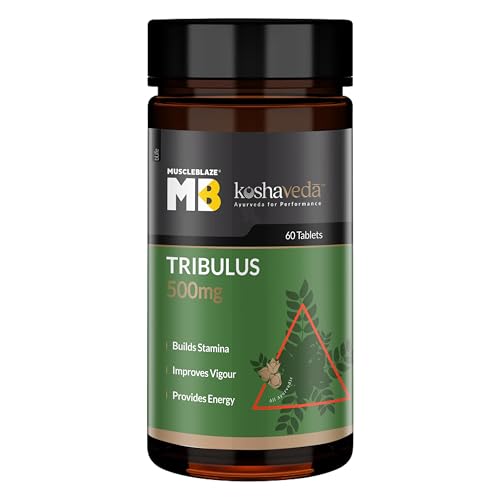 Image of MuscleBlaze Koshaveda Tribulus 500mg (60 Tablets) | Ayurveda for Performance