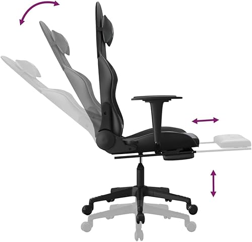 B0CGLLZ8XY_image_6 Silla de escritorio para juegos de masaje con reposapiés, silla de computadora para juegos, adecuada para ver actuaciones, trabajar, descansar,