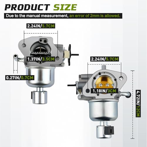 Image of 1685321-S Carburetor for Kohler 7000 Series Engines 24HP 22HP 26HP 23HP 25HP KT725 KT730 KT735 KT740 KT745 3285361S 3285347S with Air filter&Fuel pump
