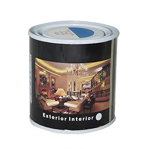 H HANSEL HOME Pintura Esmalte al Disolvente para Madera y Metal, Pintura Alquidica de Rápido Secado para Superfícies Interiores y Exteriores(Azul Luminoso, 125 ML)