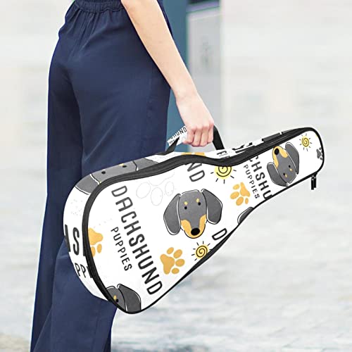 Housse pour ukulélé Teckel Patte de chien Chiot Motif race de chien 10 mm Rembourrage en éponge 53,3 cm Sac de transport… - Les Beatles, Paul McCartney, John Lennon, RIngo Starr, George Harrison Housse pour ukulélé Teckel Patte de chien Chiot Motif race de chien 10 mm Rembourrage en éponge 53,3 cm Sac de transport… – Image 7