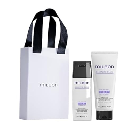 Milbon BLONDE PLUS Holiday Gift Box - Shampoo & Conditioner
