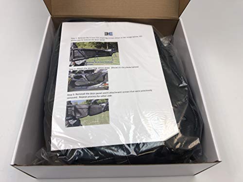 BE BEVEL ENGINEERING Side Door Bags, Compatible With Polaris RZR XP 1000 900XC S 900 Front Passenger And Driver Side Storage Bag with Knee Protection Pad