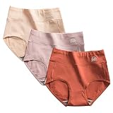 [Augmap] [Amazon限定ブランド] ショーツ レディース 綿100％ ローライズ パンツ 下着 女性 コットン パンティー インナー ナイトウエア スタンダードショーツ ハイウエスト 抗菌 通気性 伸縮性 美尻 5枚セット (M, TYPE B 3枚セット)
