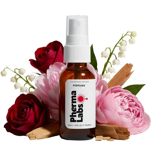 PHERMALABS Pheromone Perfume for Women – Rose Peony Musk Fragrance,