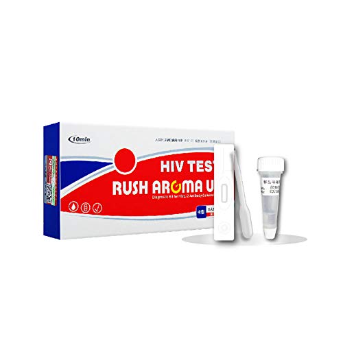 DZWJ Test delle Strisce reattive per HIV Test della Saliva nel Sangue dell'HIV Kit di Test per anticorpi del Virus dell'immunodeficienza Umana per Uso Domestico