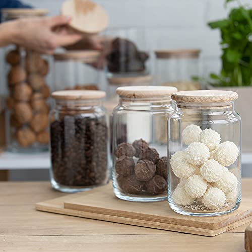 Barattolo Vetro Ermetici Contenitori Alimentari