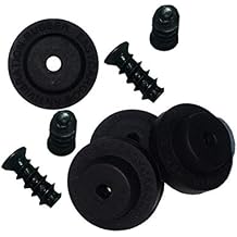 Easycargo Fan Anti Vibration Pads, Fan Damper for Noise Reduction, Silicone Damper for Low Noise Fan 40mm, 50mm 60mm Black 16-Pack