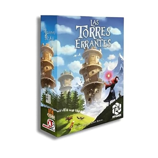 Juego de mesa familiar y estratégico Las Torres Errantes | de 2 a 7 jugadores desde 8 años | magos, torres móviles, hechizos interactivos y poción mágica | Quien llegara primero a la torre del cuervo? | Ya disponible en tu tienda friki favorita! En mundofriki.es!