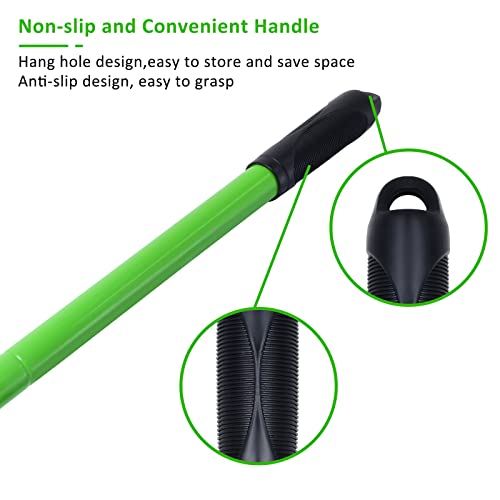 Evcitn Adjustable Hand Claw Rake,5 Tine Cultivator Tool with 40.5IN Long Handle,Aluminium and Rubber Garden Tool for Weeding Weeds,Loosening Soil,Digging Roots - Image 6