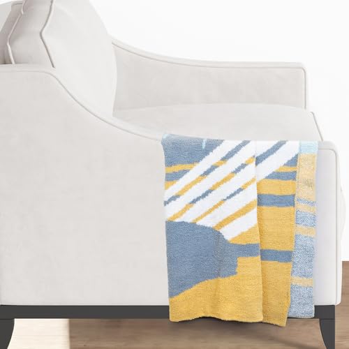 Image of Jay Franco Star Wars Feather Knit Fluffy Throw Blanket - Death Star and Millennium Falcon Fuzzy Blanket Measures 50 x 60 inch, Super Soft Lightweight Bedding