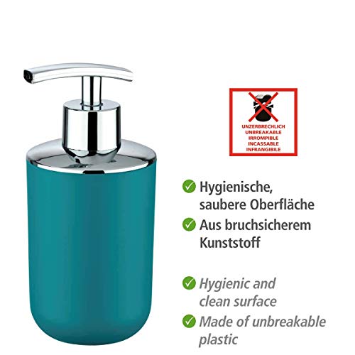 Wenko-Dosificador-de-jabon-Brasil-Petrol-9-x-73-x-165-cm