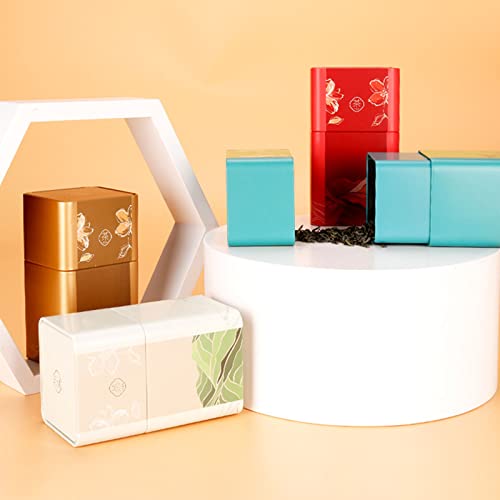 Contenitori per la conservazione del tè rettangolari Contenitori per il tè Lattine per alimenti Contenitori per alimenti… - immagine 4