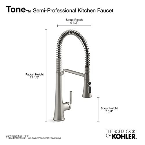 Kohler 23765-BMB Tone Semi Professional Kitchen Faucet thumb #6