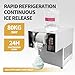 176LBS/24H Commercial Snowflake Ice Machine Maker Countertop,Speed Adjustable Machine,Stainless Steel Korean Shaved Ice Machine Automatic Electric Ice Crusher for Restaurant, Supermarket