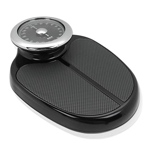 Mechanische Personenwaage, Bodenwaage, schnell, genau, zuverlässig wiegen, einfach zu lesen, analoges Zifferblatt, hohe Kapazität 200 kg (440