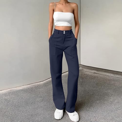 Flare Pants for Women High Waisted Lounge Wide Leg Trousers Pants with Pockets Business Casual Comfy Work Pant Slacks2