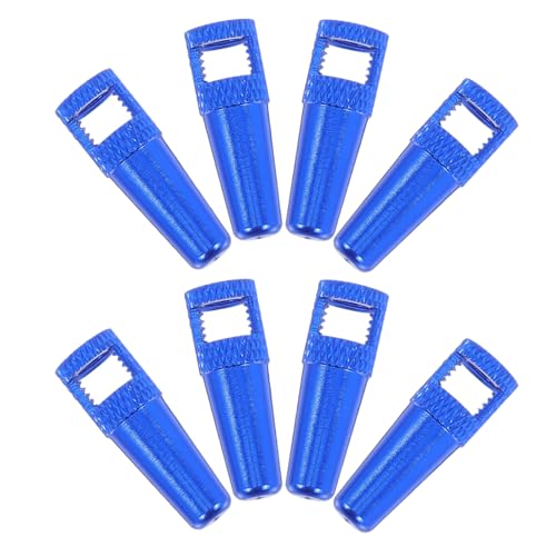 8 Unidades Tapas de Válvula para Bicicleta, Azul miniatura 1
